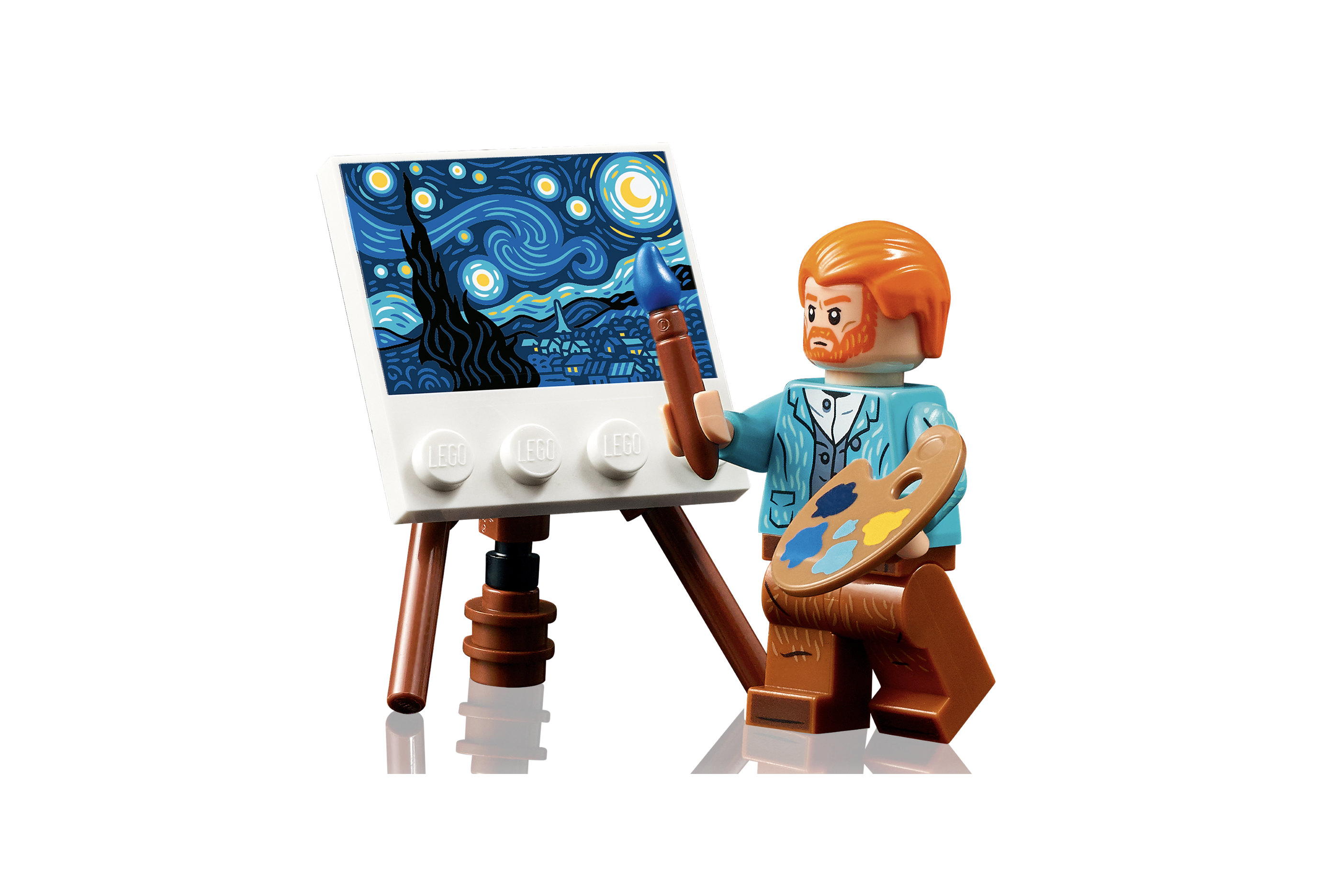 Van Gogh y su noche estrellada aparecen en LEGO - Puerto Bricko
